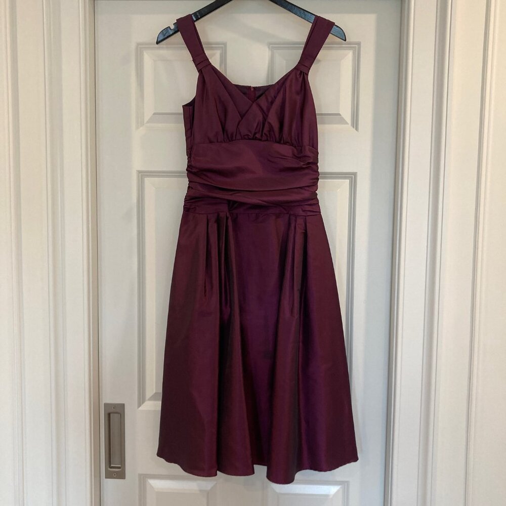 Purple A-Line Dress
